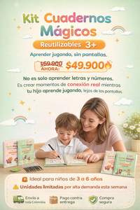 Kit Cuadernos Mágicos de Aprendizaje y Diversión